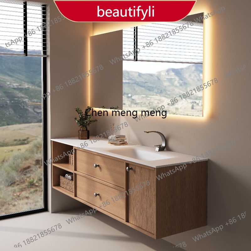 Home Bathroom Vanity Combo - Armoire esthétique 01A, gain de place,