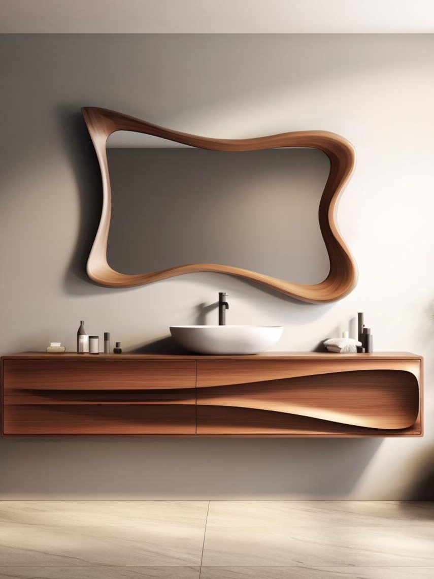 Bathroom Mirror Led - Miroir de salle de bain vintage