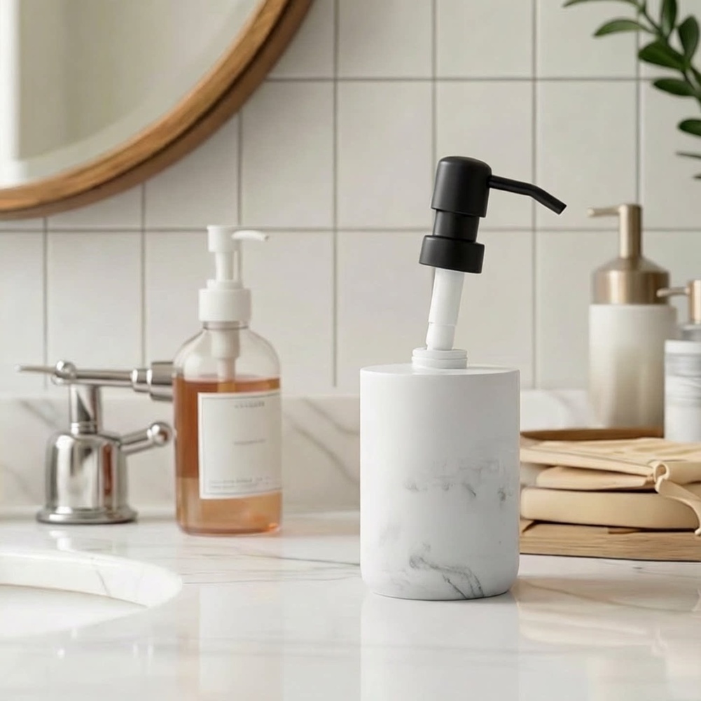 Home Bathroom Pressure Pump - Distributeur de savon en résine à