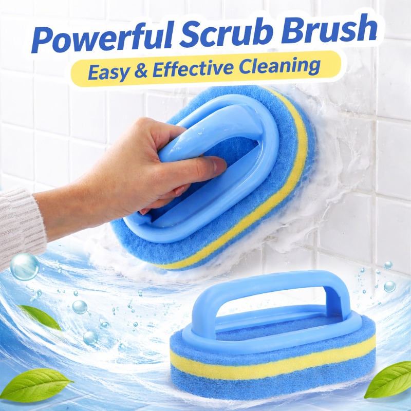 Home Bathroom Tub - Brosse de nettoyage ménager avec manche,