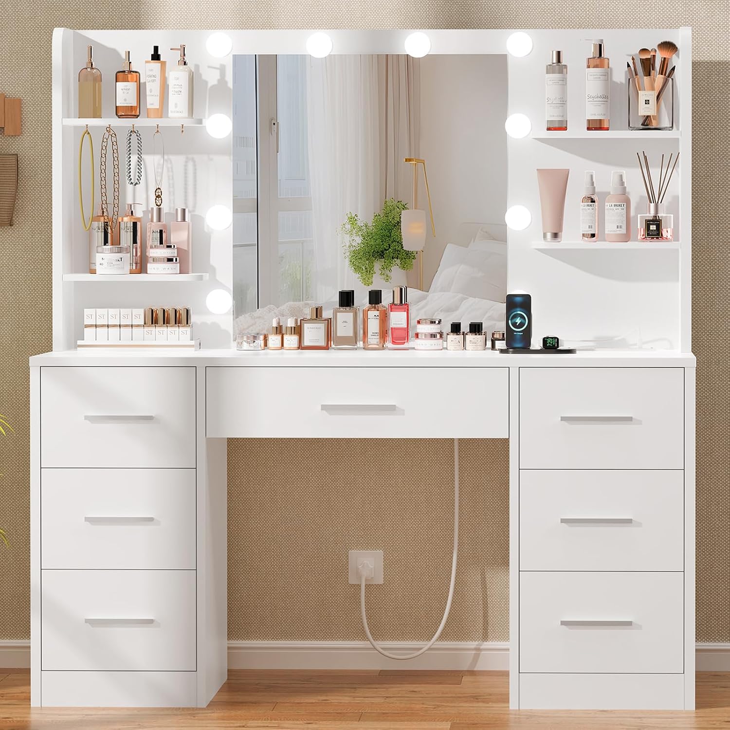 Home Outlet Bathroom Mirrors - Grand meuble-lavabo avec miroir éclairé par