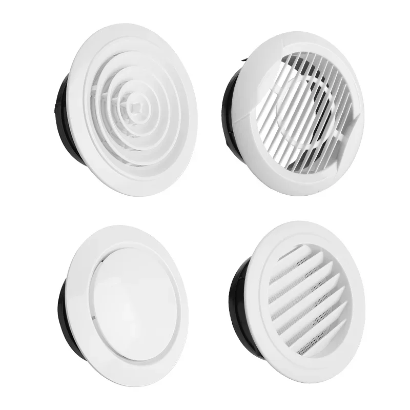 Home Bathroom Vent - Couvercle de Ventilation d'air réglable, conduit