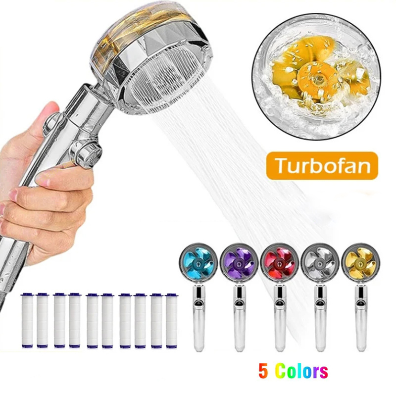 Home Bathroom Fan - Pommeau de Douche Économiseur d'Eau Haute