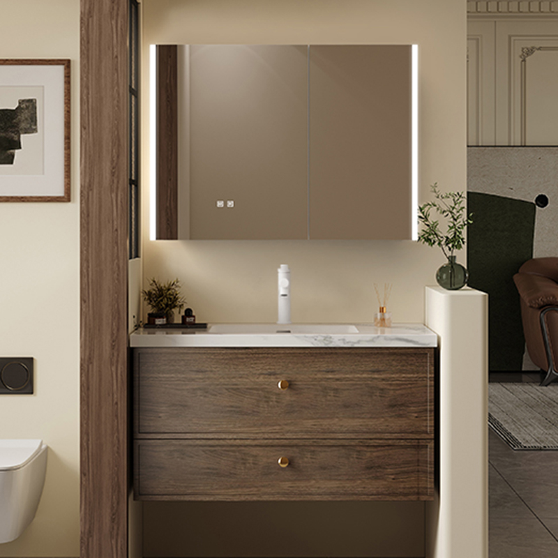 Home Bathroom Vanity Combo - Présentoir de toilettes, armoire de salle