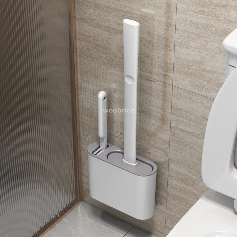 Toilet Brush Holder - Brosse de toilette murale avec support,