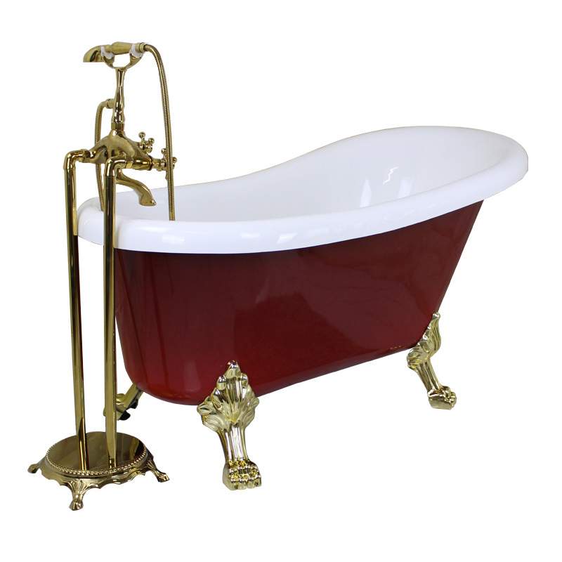 Home Bathroom Tub - Baignoire autoportante en acrylique, pieds en