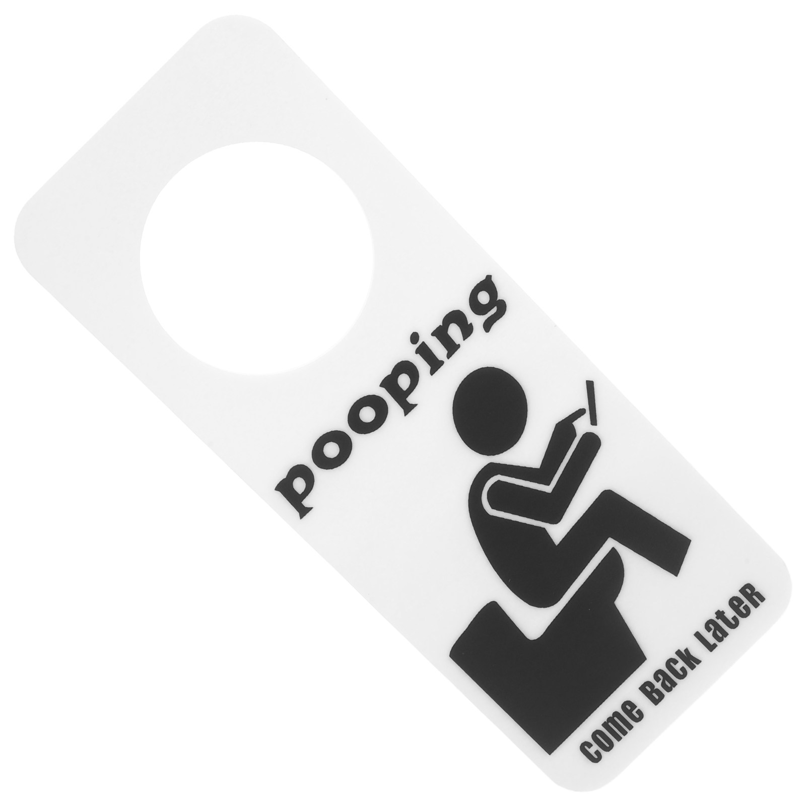 Panneau amusant pour porte de  - Home Bathroom Occupied Sign avis et prix