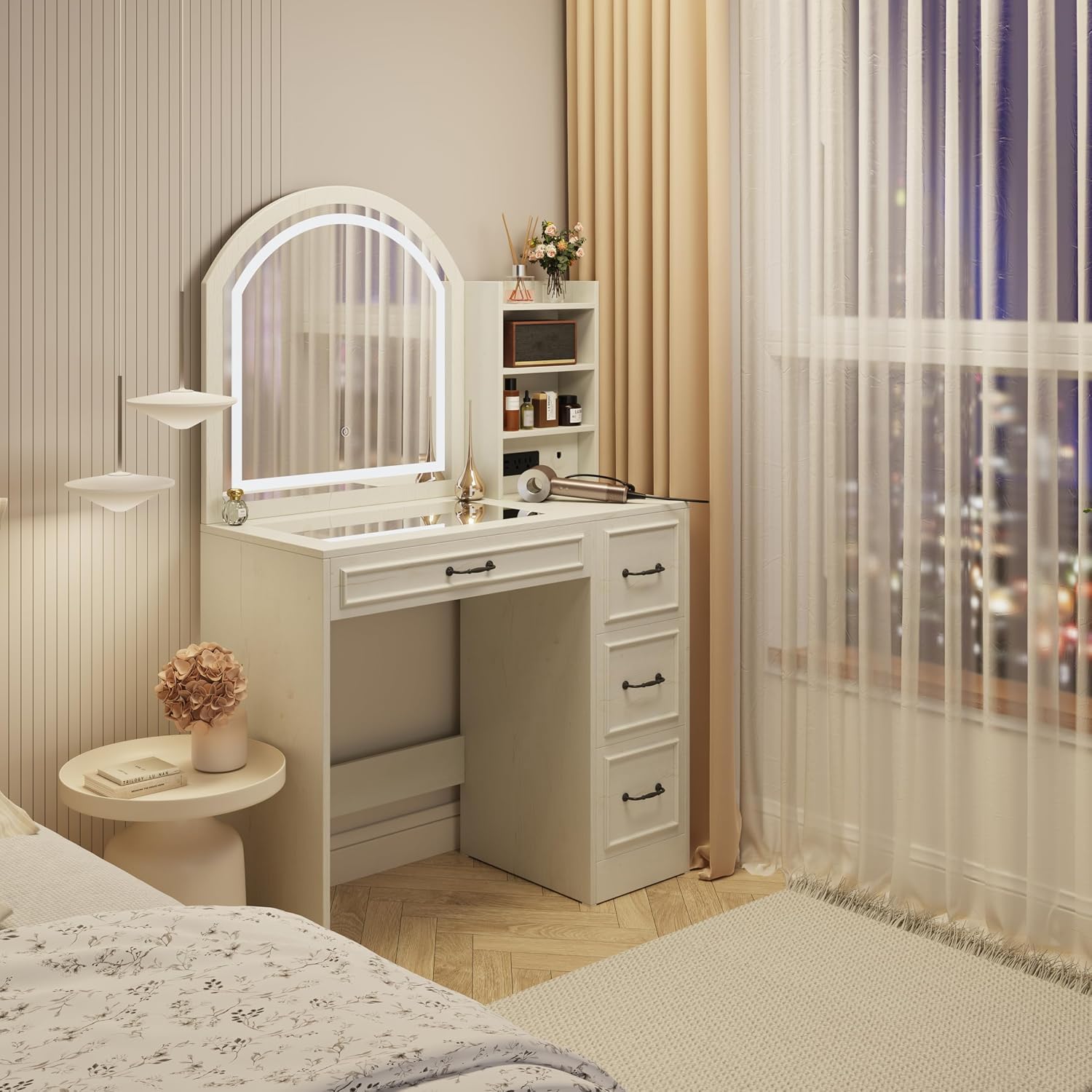 Bureau de toilette moderne ave - Home Outlet Bathroom Mirrors avis et prix