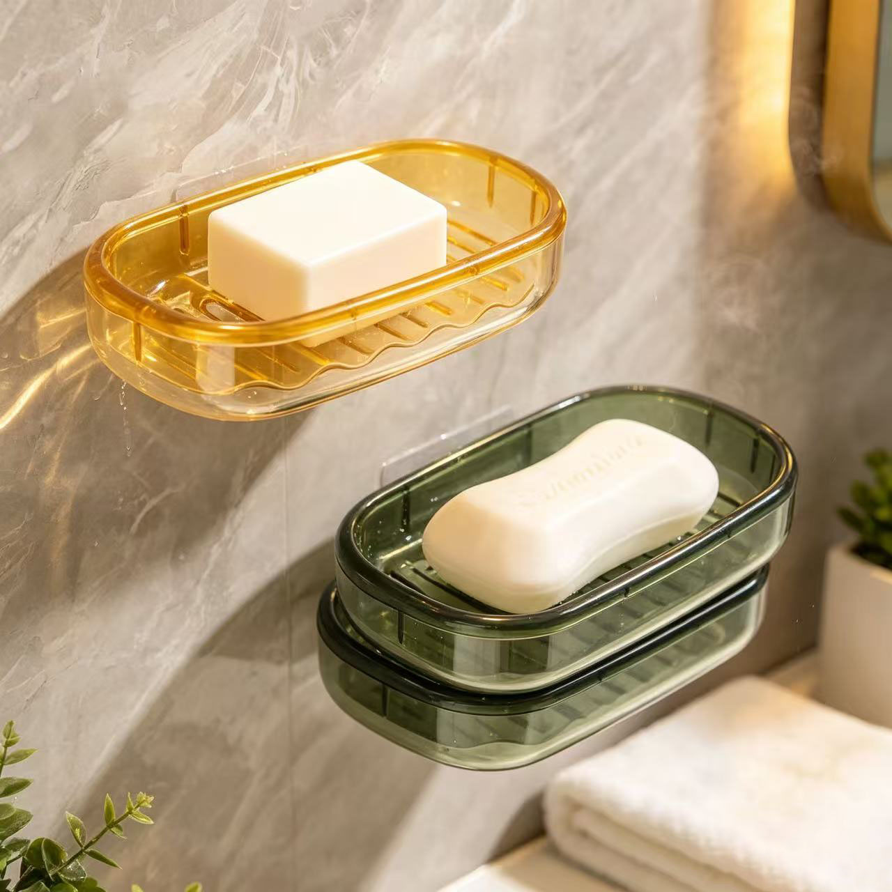 3 porte-savons, double couche  - Home Kitchen Bathroom Cleaning avis et prix
