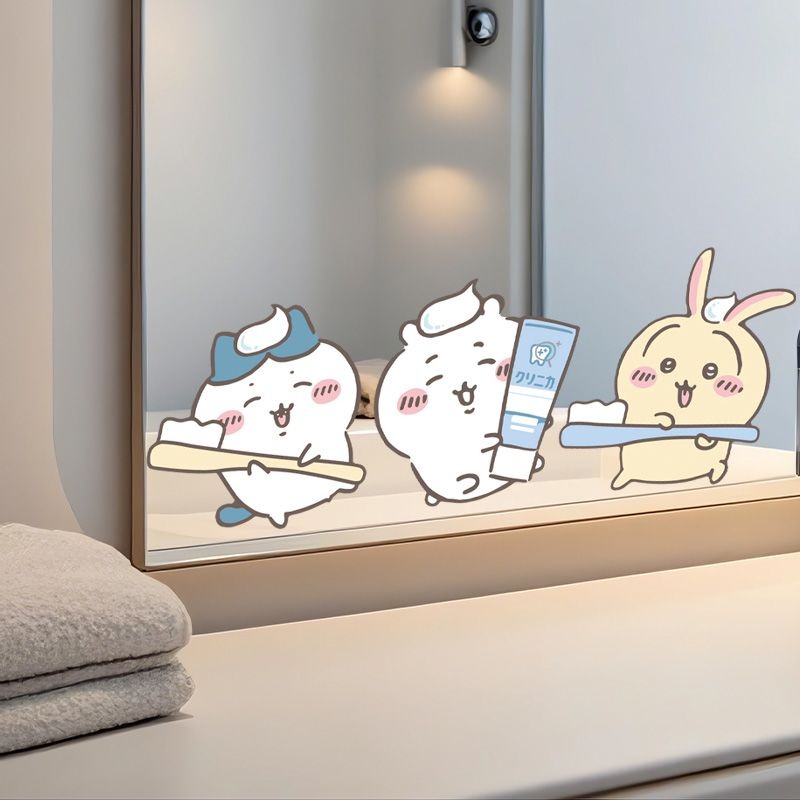 Autocollants miroir Chiikawa t - Home Bathroom Vanity avis et prix