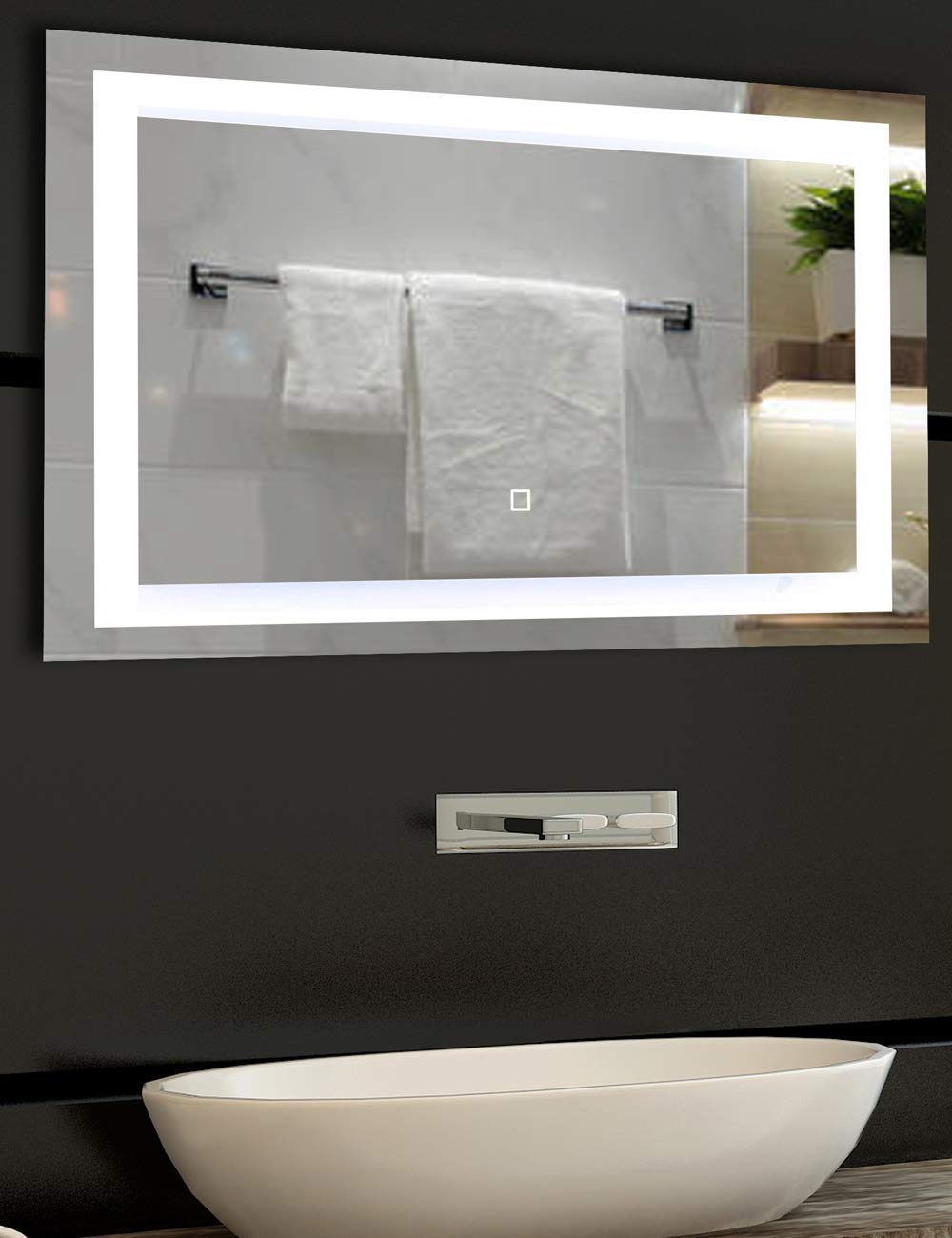 Miroir de salle de bain intell - Bathroom Mirror Led avis et prix
