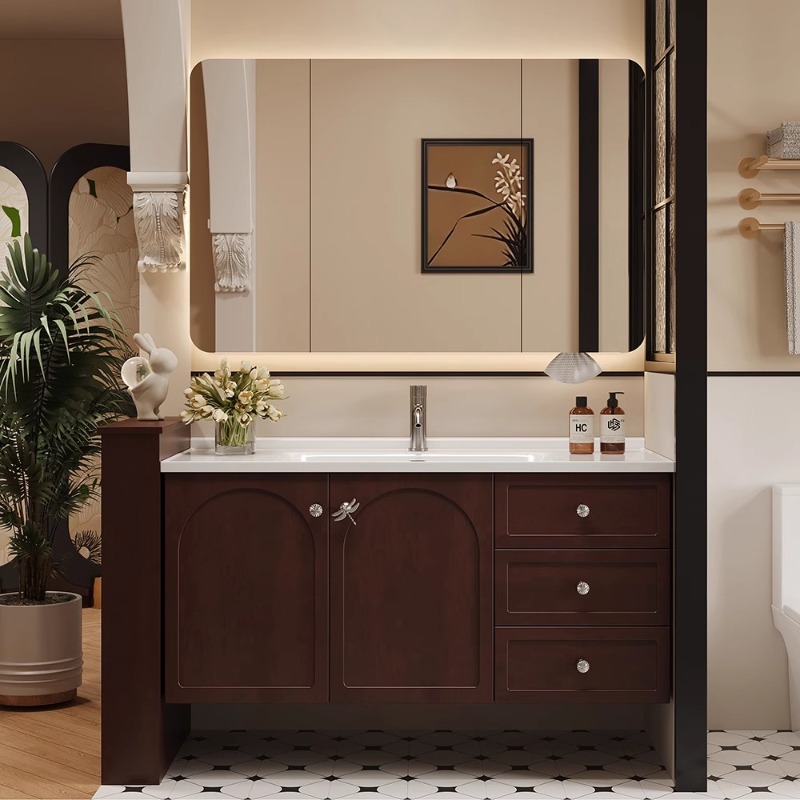 Meuble de salle de bain mural  - Home Bathroom Vanity Combo avis et prix