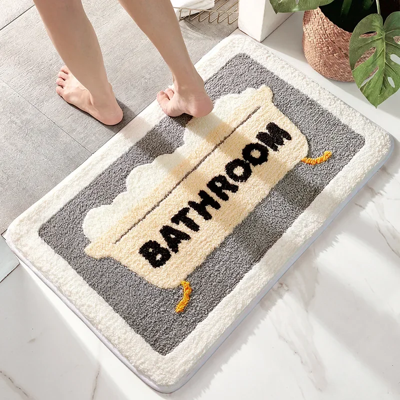 Tapis de bain antidérapant en  - Home Bathroom Tub avis et prix