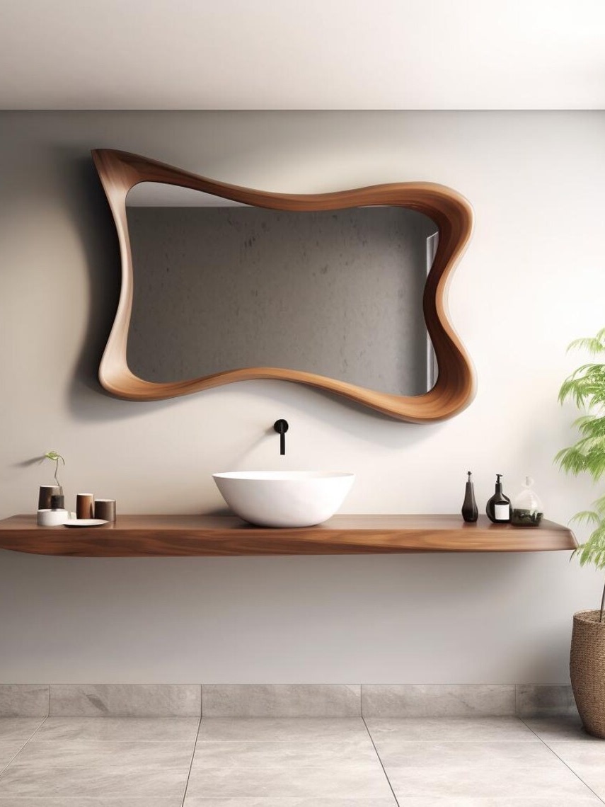 Miroir de salle de bain vintag - Bathroom Mirror Led avis et prix