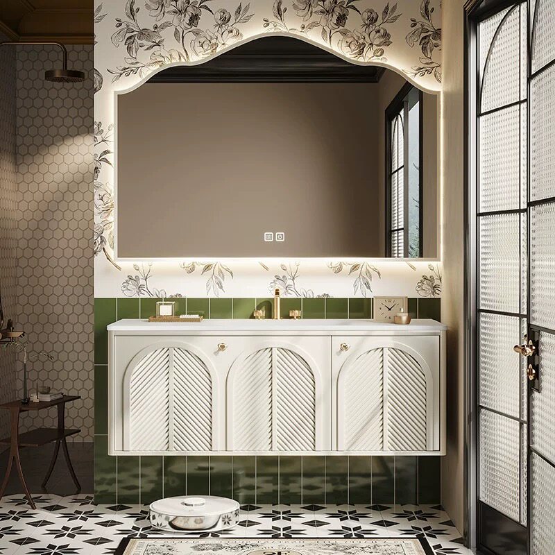 Armoire de salle de bain uniqu - Home Bathroom Vanity Combo avis et prix