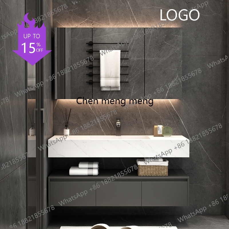 Meuble de salle de bain D80 bl - Home Bathroom Vanity Combo avis et prix