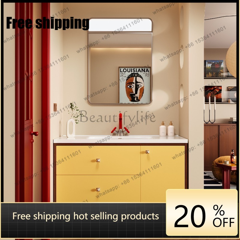 Meuble de salle de bain mural  - Home Bathroom Vanity Combo avis et prix