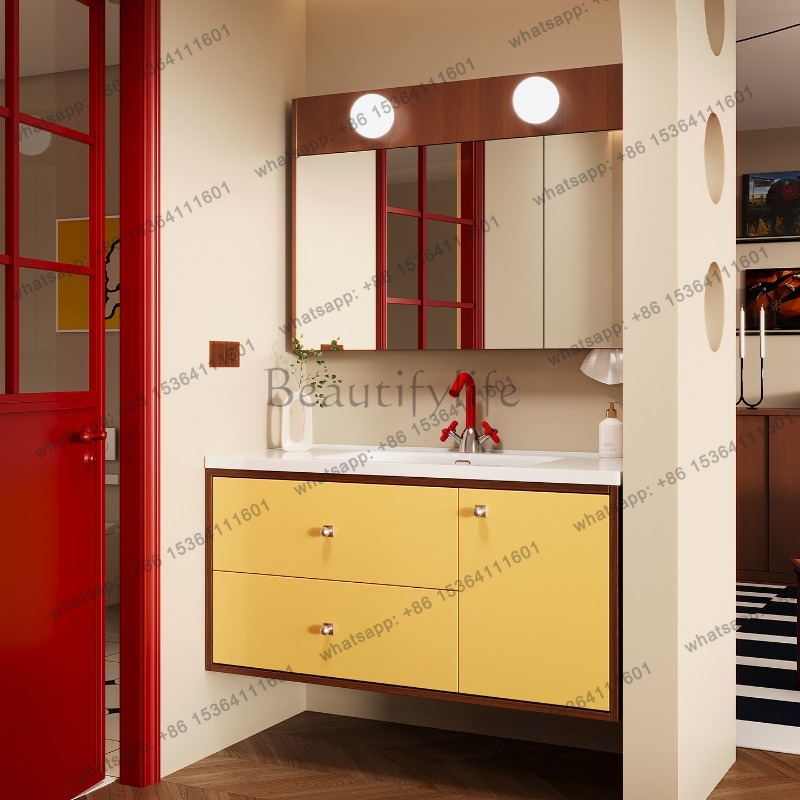 Meuble de salle de bain mural  - Home Bathroom Vanity Combo avis et prix