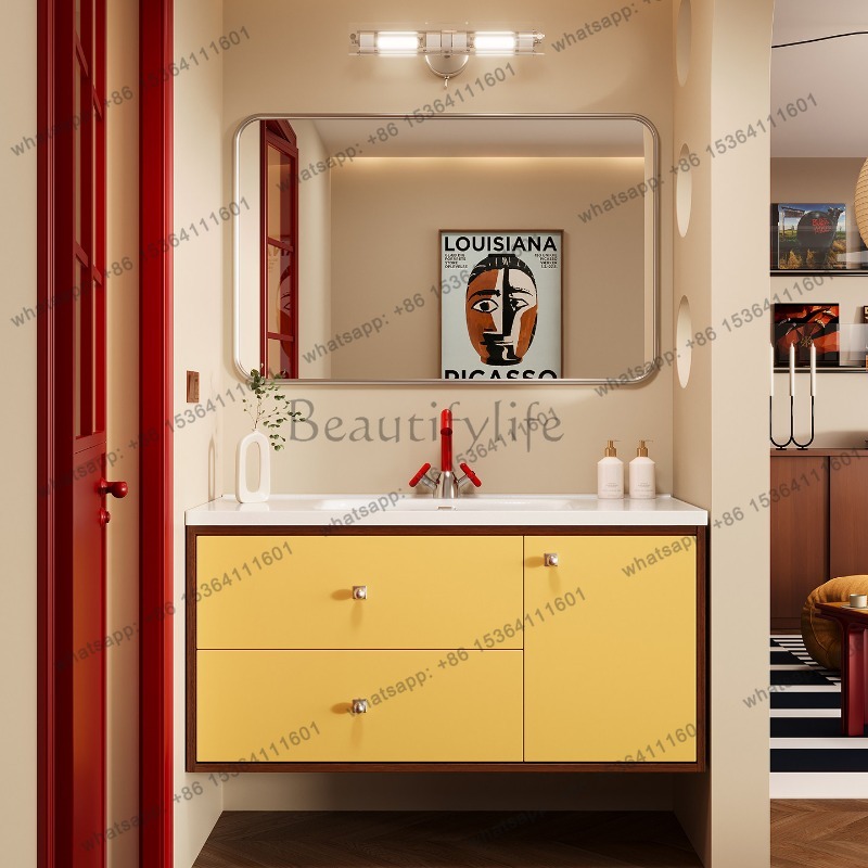 Meuble de salle de bain mural  - Home Bathroom Vanity Combo avis et prix