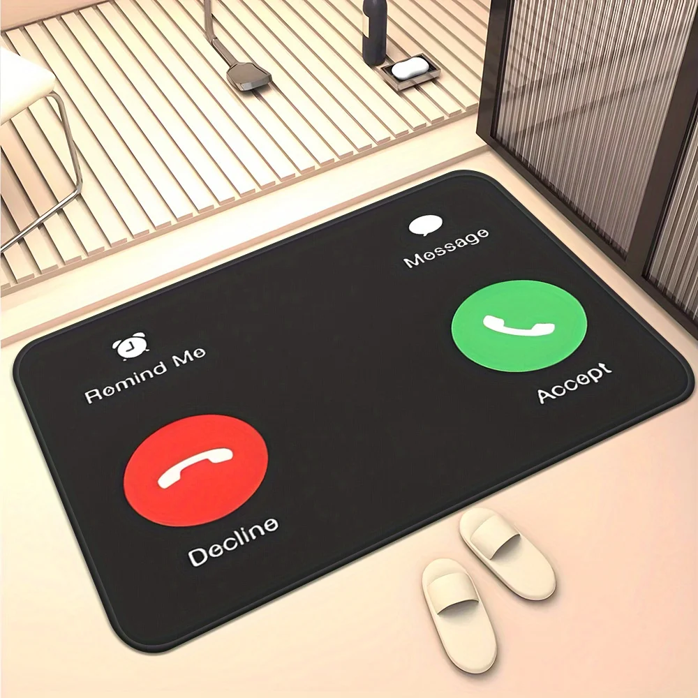 1 tapis de sol à motifs rappel - Home Bathroom Called avis et prix