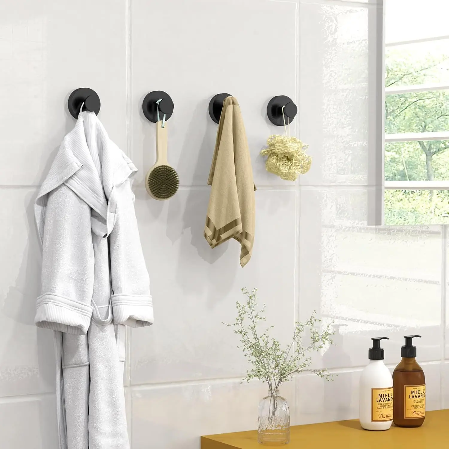 1-8 crochets à ventouse en aci - Towel Bar Stainless avis et prix