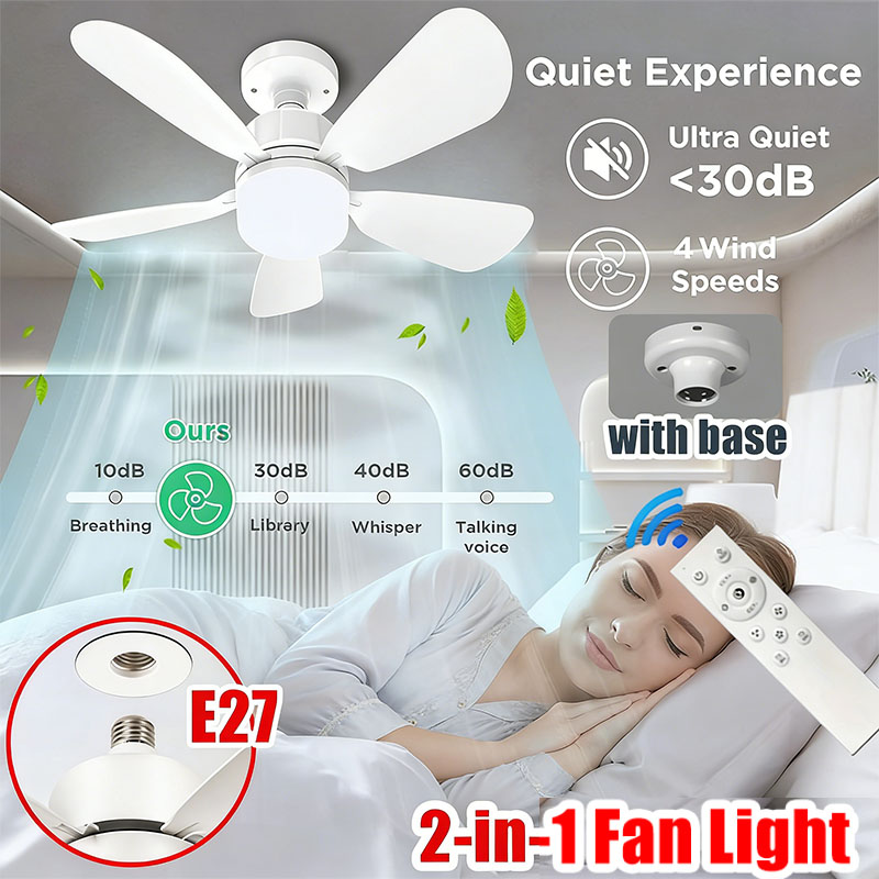 E27 vis ventilateur de plafond - Home Bathroom Fan avis et prix