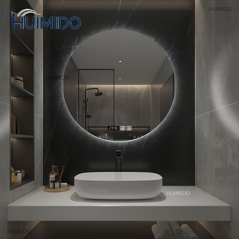 Miroir de salle de bain rond d - Bathroom Mirror Led avis et prix