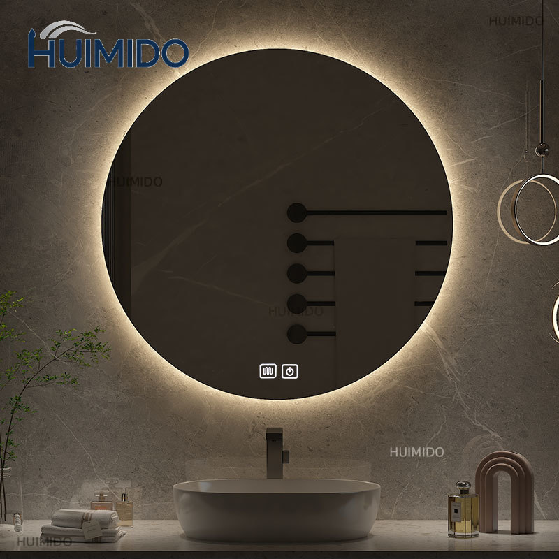 Miroir de salle de bain rond d - Bathroom Mirror Led avis et prix