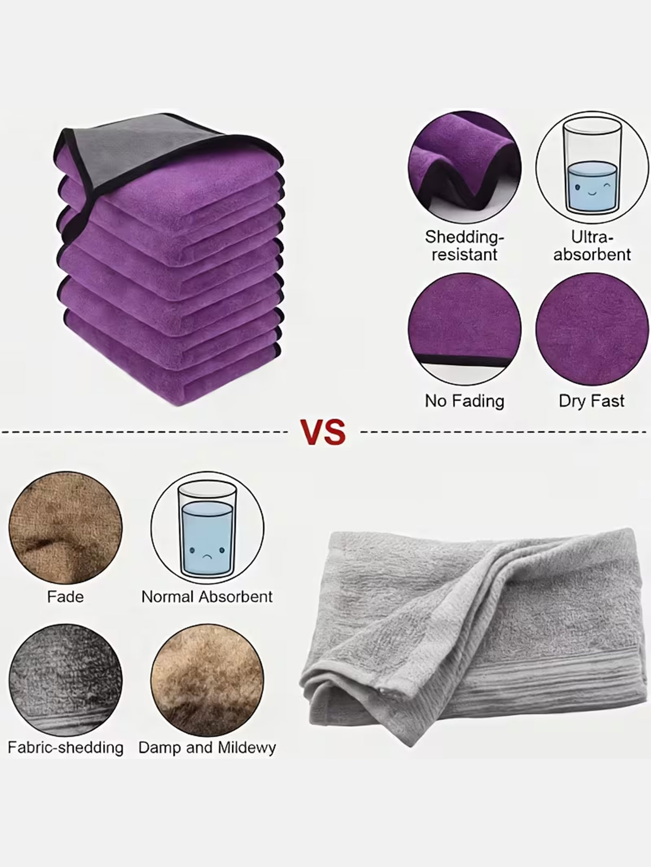 Lot de 10 chiffons de nettoyag - Home Kitchen Bathroom Cleaning avis et prix