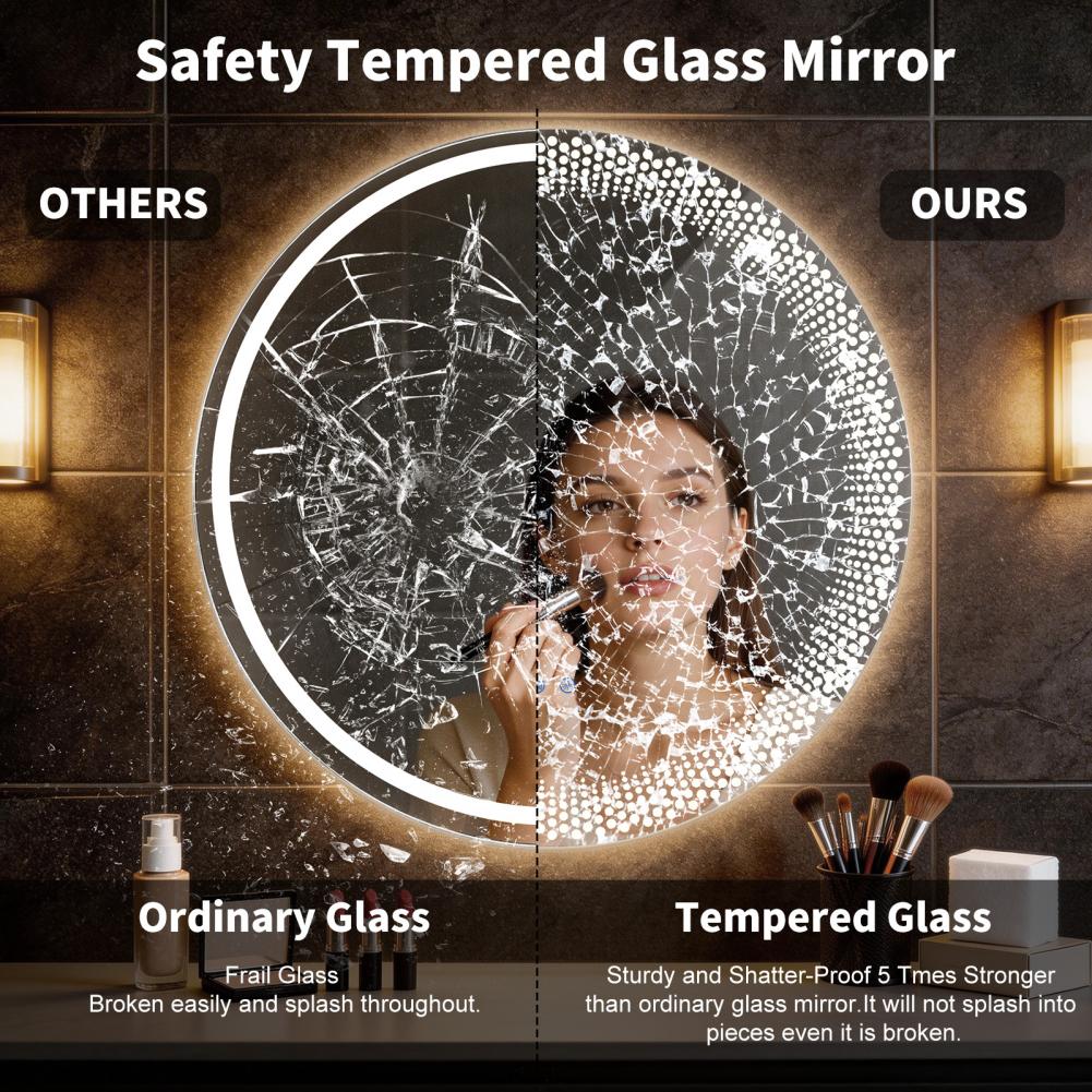 Miroir de salle de bain LED ro - Bathroom Mirror Led avis et prix