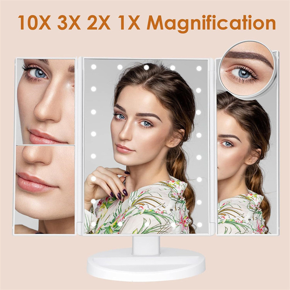 Miroir de maquillage pliable p - Bathroom Mirror Led avis et prix