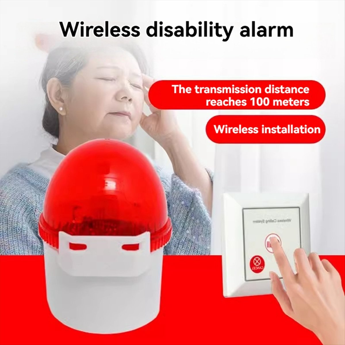 A40I Bouton d'Alarme SOS pour  - Home Bathroom Called avis et prix
