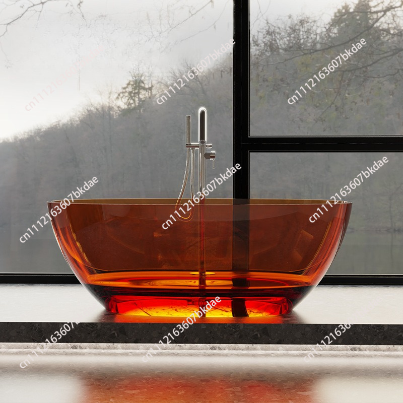 Baignoire autoportante en rési - Home Bathroom Tub avis et prix