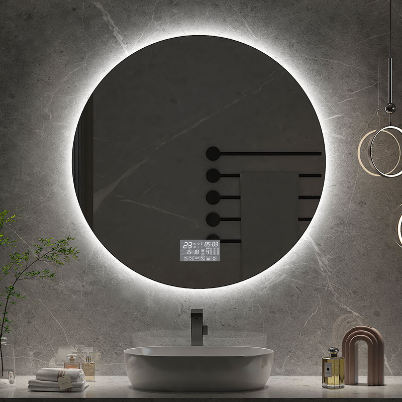 Miroir de salle de bain rond d - Bathroom Mirror Led avis et prix