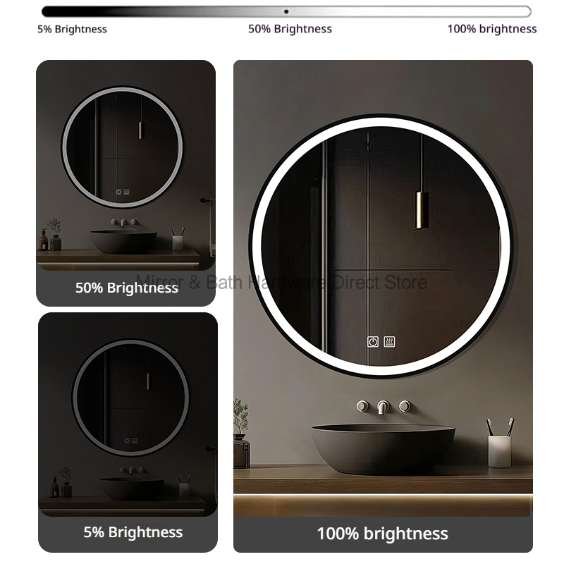 Miroir de salle de bain LED an - Bathroom Mirror Led avis et prix
