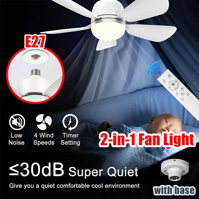 Ventilateur de plafond 2 en 1  - Home Bathroom Fan avis et prix