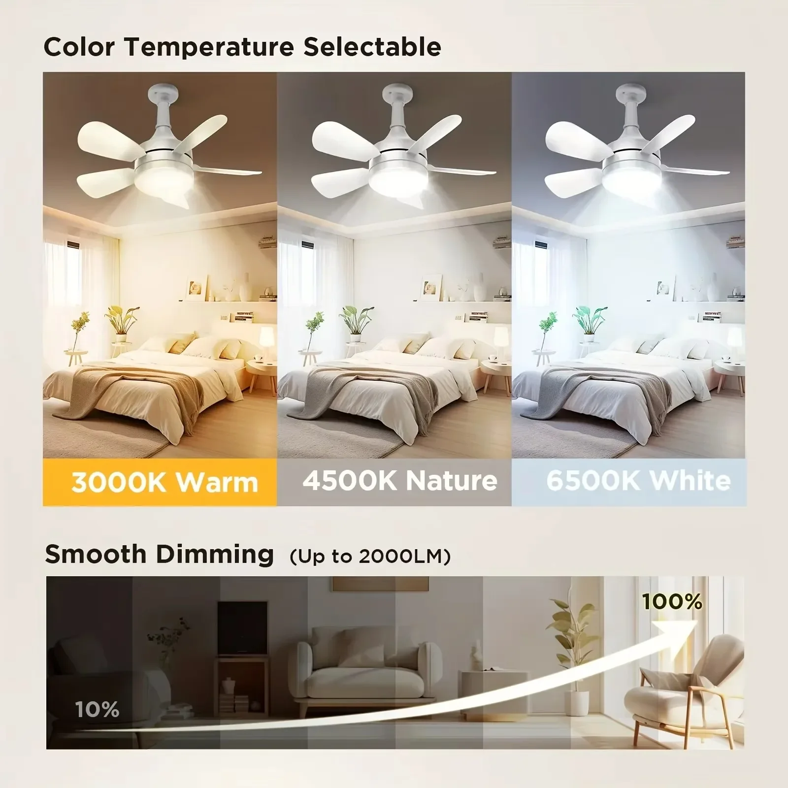 Ventilateur de plafond 2 en 1  - Home Bathroom Fan avis et prix
