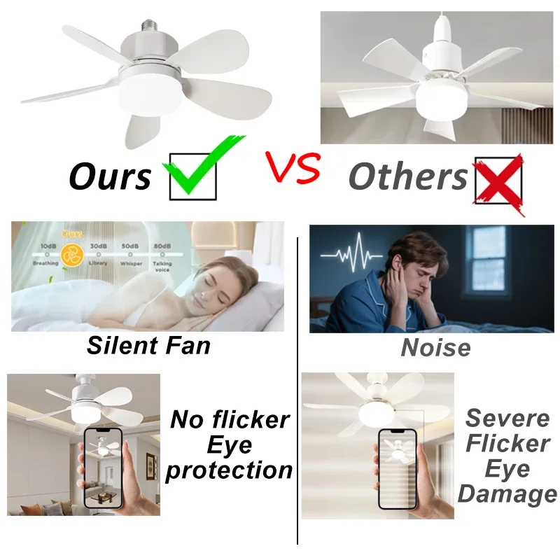 Ventilateur de plafond 2 en 1  - Home Bathroom Fan avis et prix