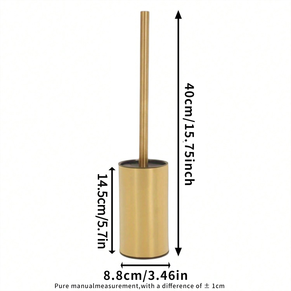 Brosse de toilette ronde en ac - Toilet Brush Holder avis et prix