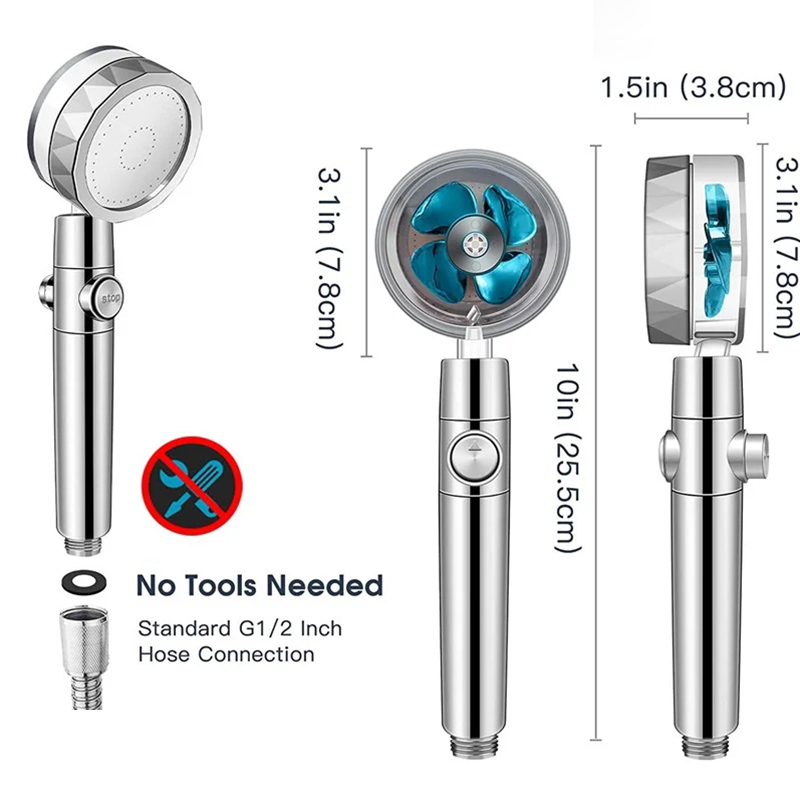 Pommeau de douche avec ventila - Home Bathroom Fan avis et prix