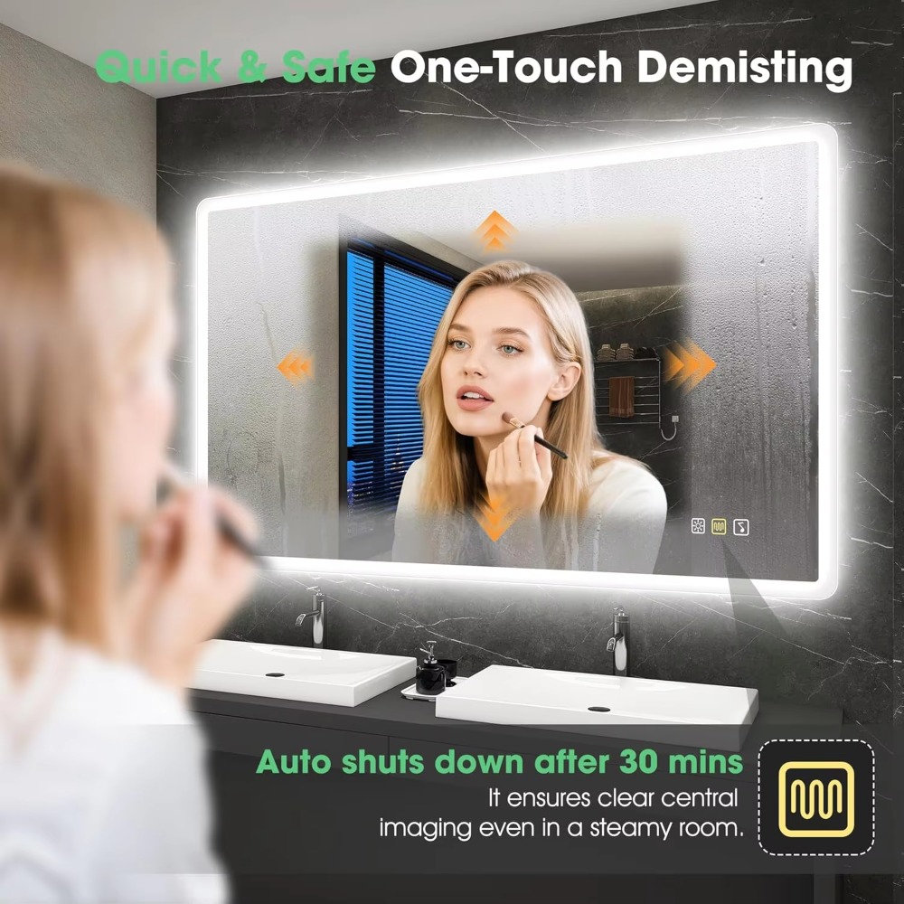 Miroir de salle de bain mural  - Bathroom Mirror Led avis et prix