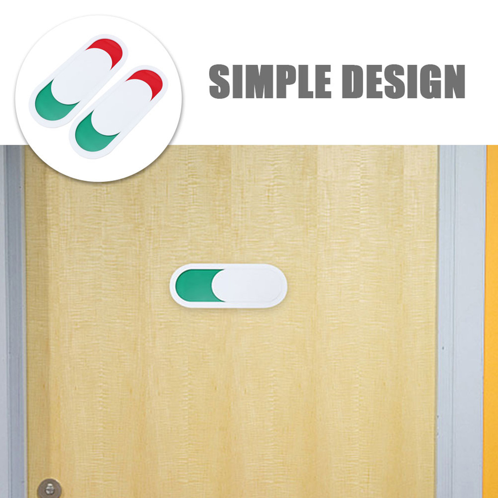 2 pièces, panneau coulissant e - Home Bathroom Occupied Sign avis et prix