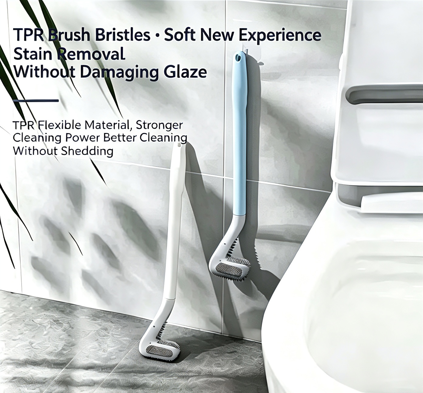 Brosse de toilette en silicone - Toilet Brush Holder avis et prix
