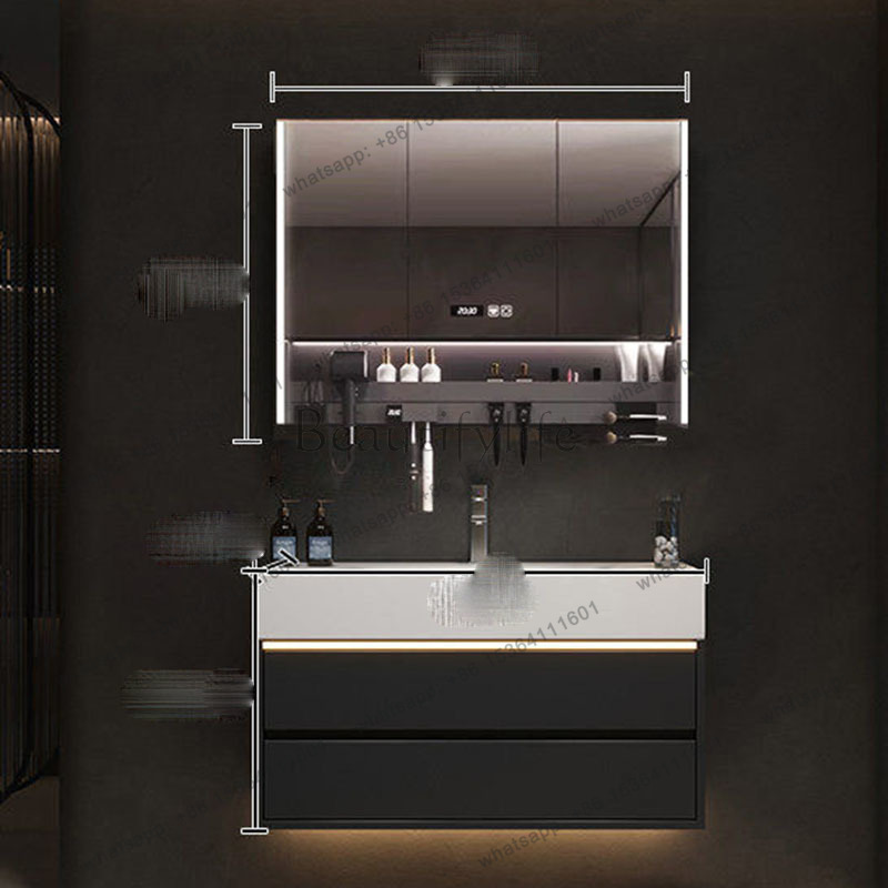 YJ Meuble de rangement de luxe - Home Bathroom Vanity Combo avis et prix