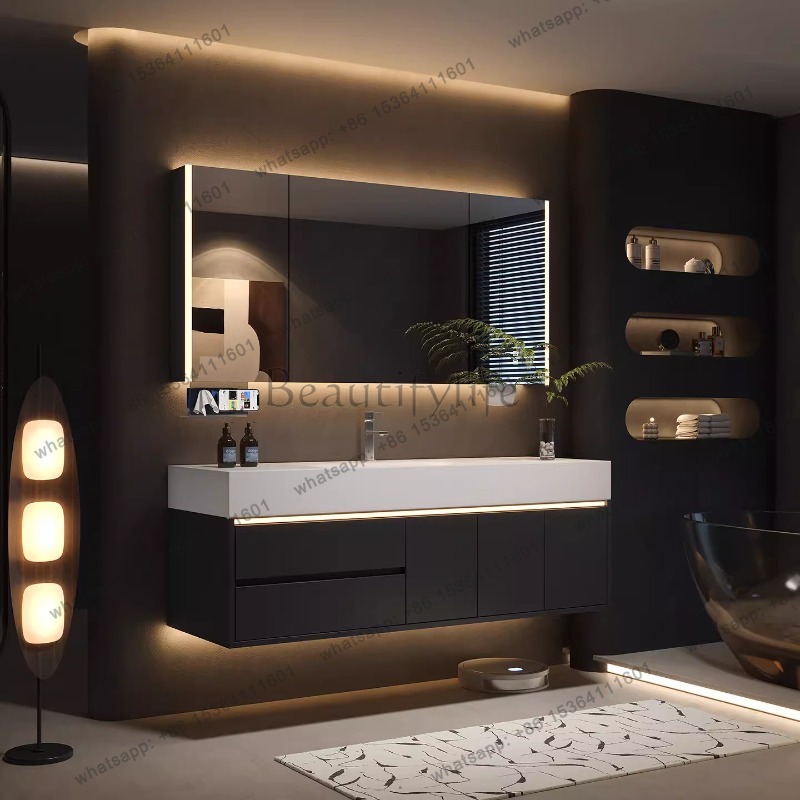 YJ Meuble de rangement de luxe - Home Bathroom Vanity Combo avis et prix
