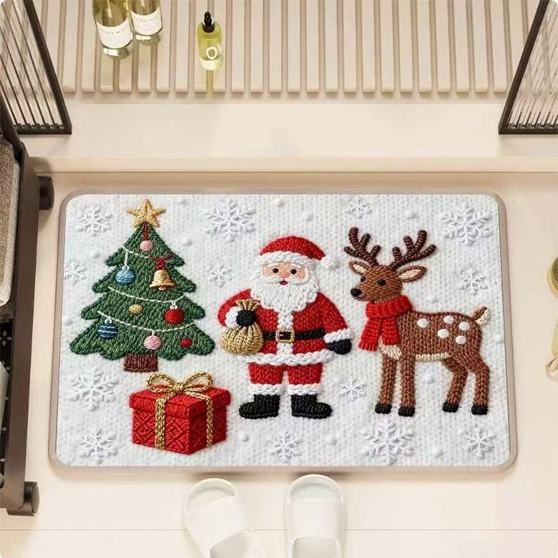 VIKAMA Tapis de bain motif ren - Home Bathroom Tub avis et prix