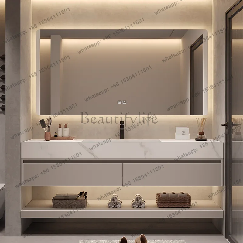 Armoire de salle de bain moder - Home Bathroom Vanity Combo avis et prix